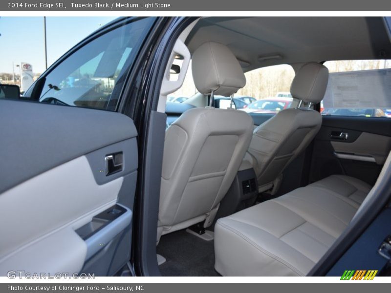 Tuxedo Black / Medium Light Stone 2014 Ford Edge SEL