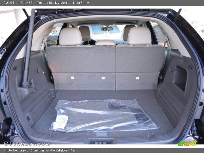 Tuxedo Black / Medium Light Stone 2014 Ford Edge SEL