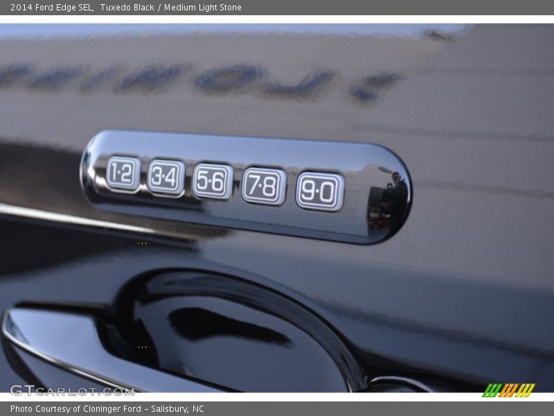 Tuxedo Black / Medium Light Stone 2014 Ford Edge SEL