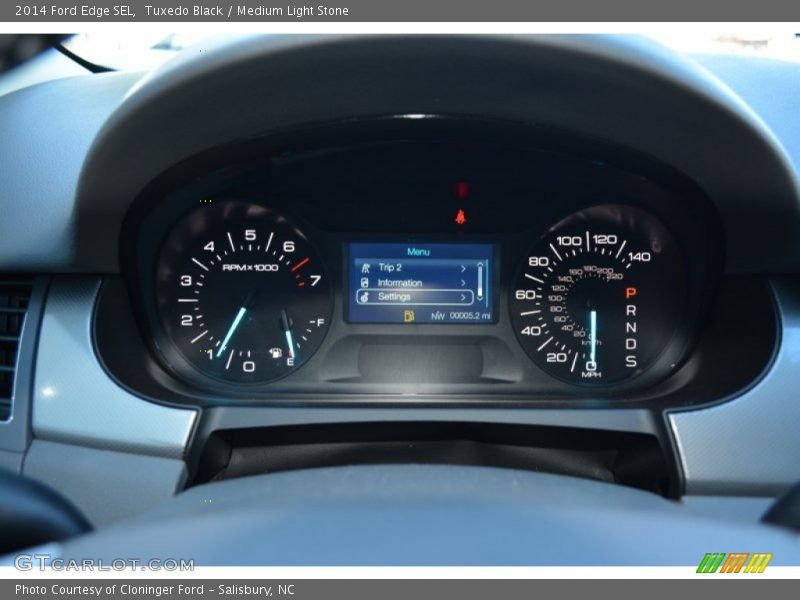 Tuxedo Black / Medium Light Stone 2014 Ford Edge SEL
