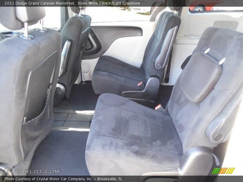 Stone White / Black/Light Graystone 2011 Dodge Grand Caravan Mainstreet