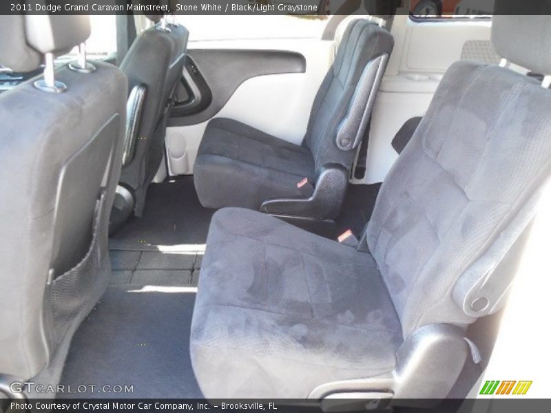 Stone White / Black/Light Graystone 2011 Dodge Grand Caravan Mainstreet