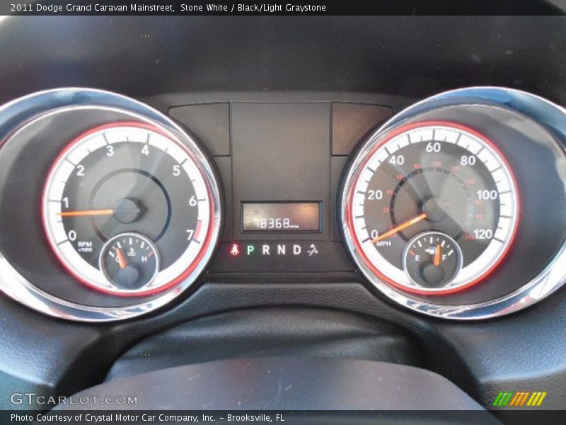 Stone White / Black/Light Graystone 2011 Dodge Grand Caravan Mainstreet