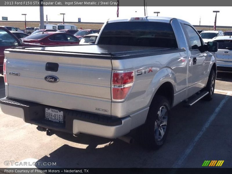 Ingot Silver Metallic / Steel Gray 2013 Ford F150 STX Regular Cab