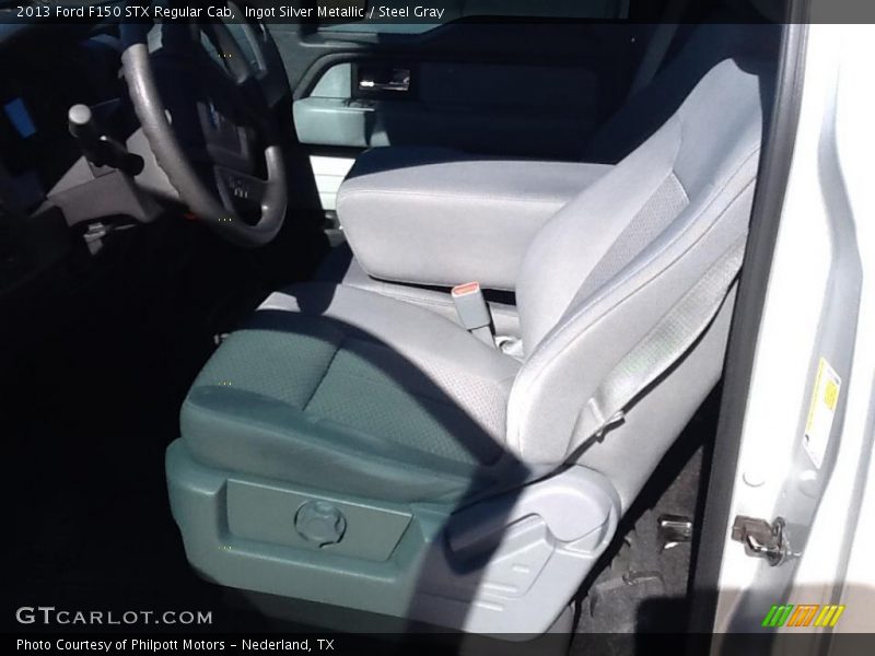 Ingot Silver Metallic / Steel Gray 2013 Ford F150 STX Regular Cab