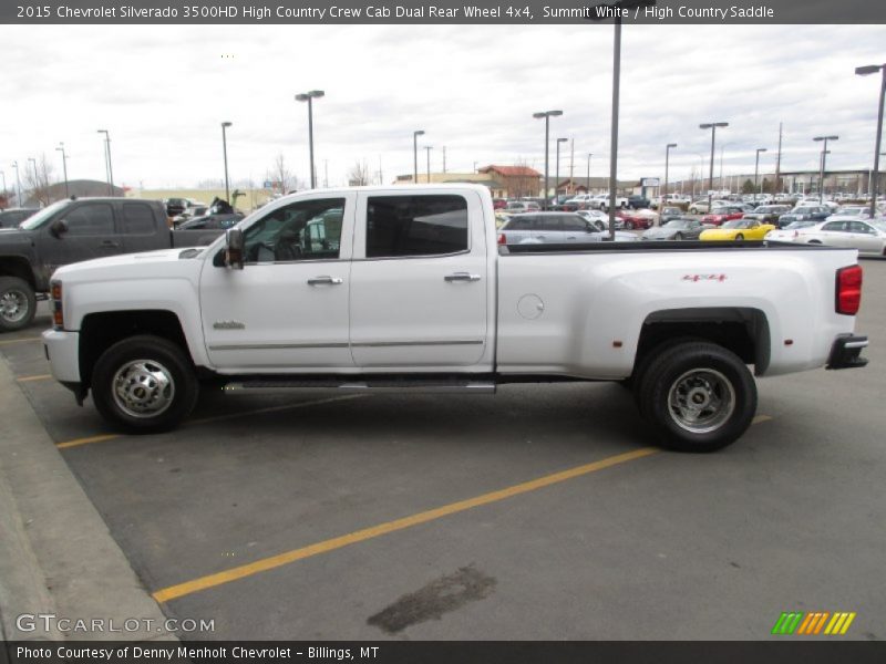  2015 Silverado 3500HD High Country Crew Cab Dual Rear Wheel 4x4 Summit White