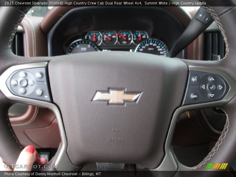 Controls of 2015 Silverado 3500HD High Country Crew Cab Dual Rear Wheel 4x4