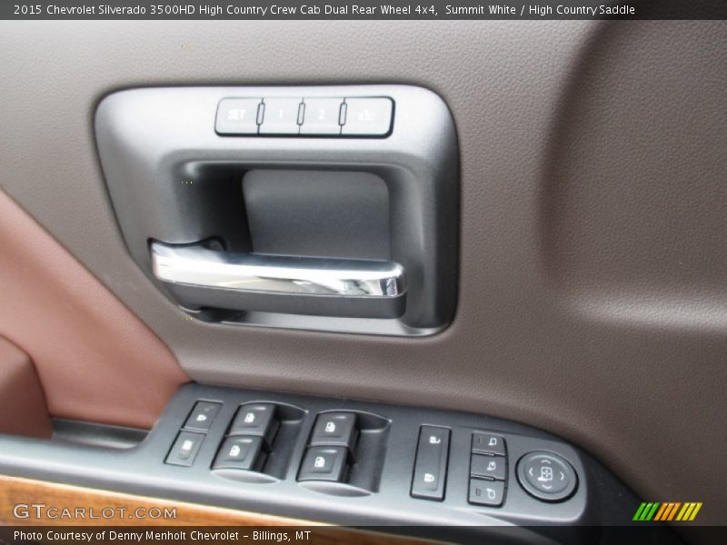 Controls of 2015 Silverado 3500HD High Country Crew Cab Dual Rear Wheel 4x4