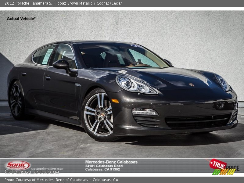 Topaz Brown Metallic / Cognac/Cedar 2012 Porsche Panamera S