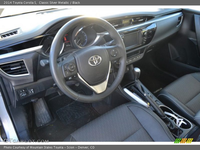 Classic Silver Metallic / Black 2014 Toyota Corolla S