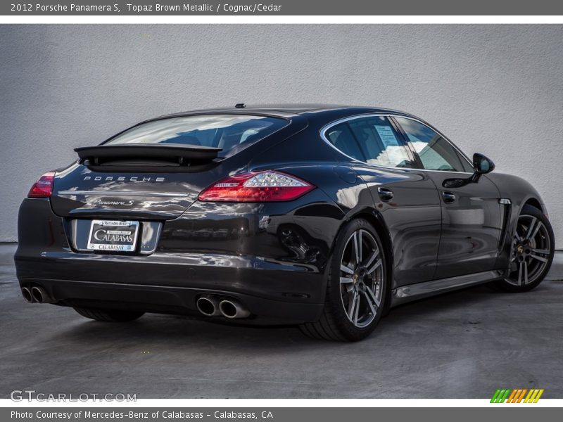 Topaz Brown Metallic / Cognac/Cedar 2012 Porsche Panamera S