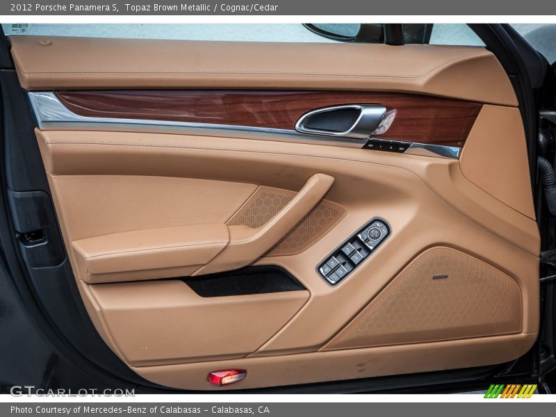 Topaz Brown Metallic / Cognac/Cedar 2012 Porsche Panamera S