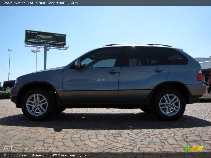 Stratus Grey Metallic / Grey 2006 BMW X5 3.0i