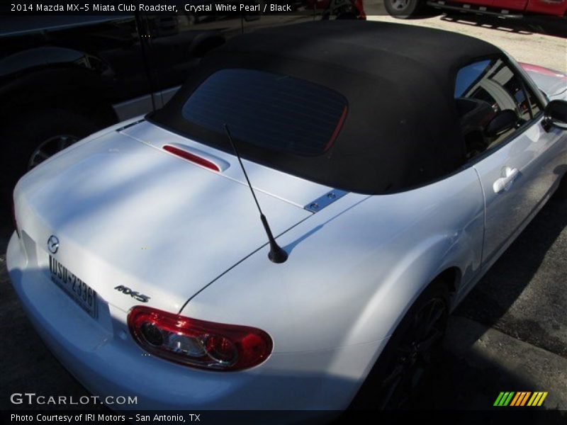 Crystal White Pearl / Black 2014 Mazda MX-5 Miata Club Roadster