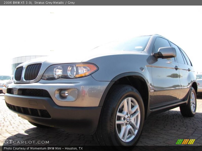 Stratus Grey Metallic / Grey 2006 BMW X5 3.0i