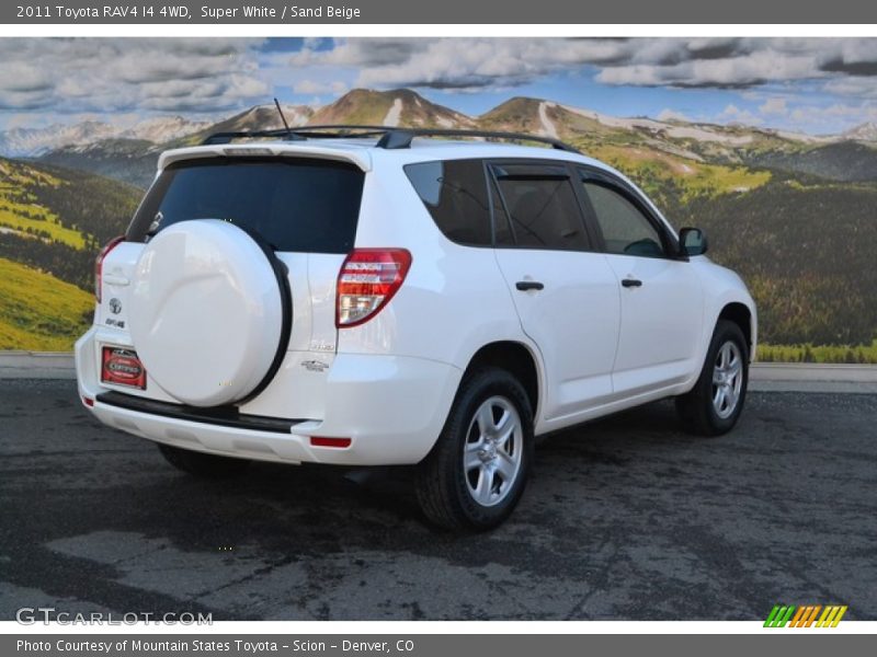 Super White / Sand Beige 2011 Toyota RAV4 I4 4WD