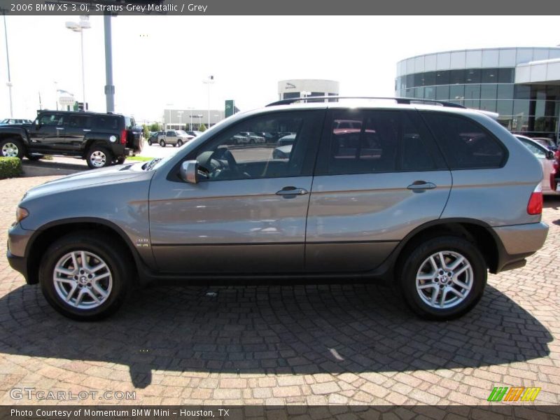 Stratus Grey Metallic / Grey 2006 BMW X5 3.0i