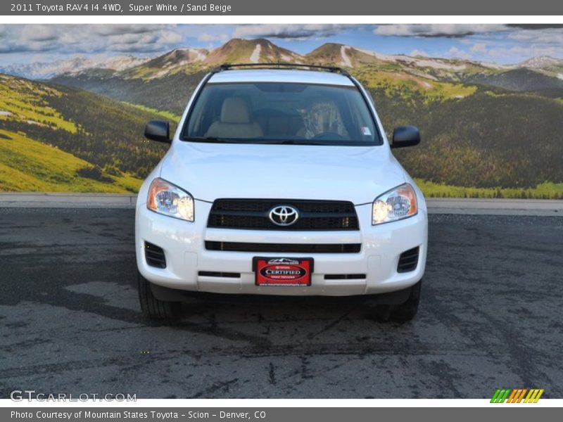Super White / Sand Beige 2011 Toyota RAV4 I4 4WD