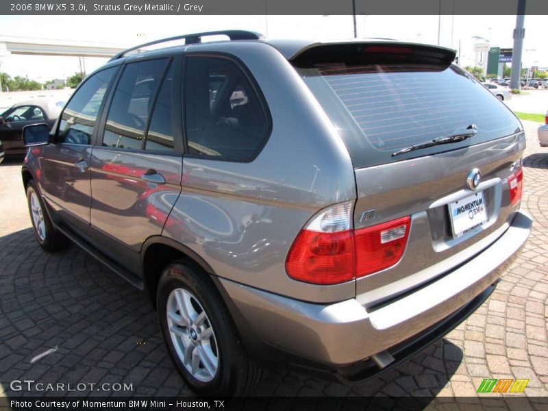 Stratus Grey Metallic / Grey 2006 BMW X5 3.0i
