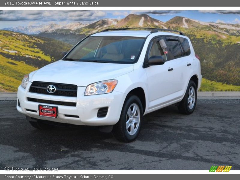 Super White / Sand Beige 2011 Toyota RAV4 I4 4WD