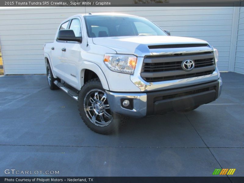 Super White / Graphite 2015 Toyota Tundra SR5 CrewMax