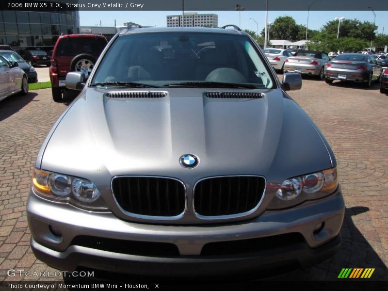 Stratus Grey Metallic / Grey 2006 BMW X5 3.0i
