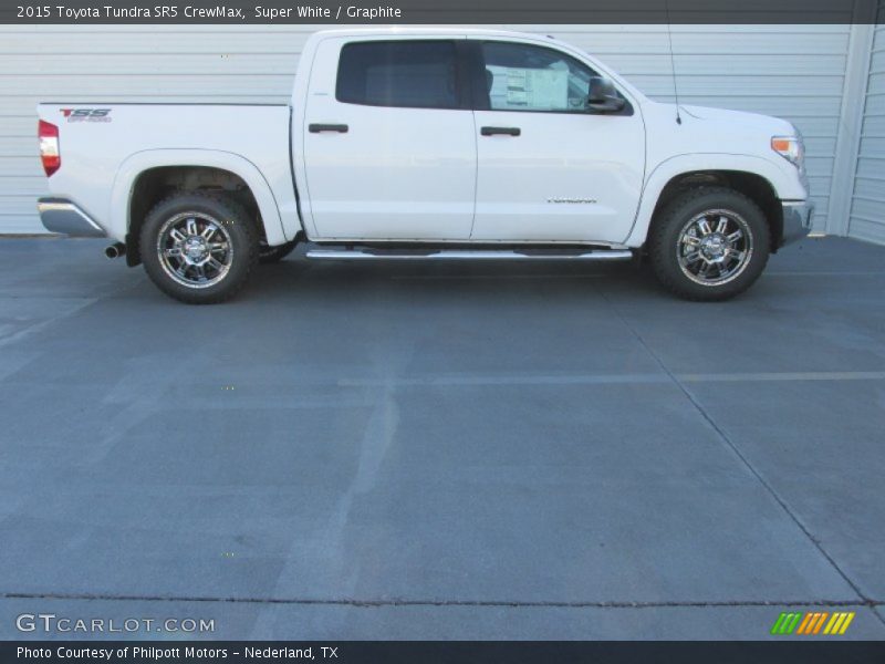 Super White / Graphite 2015 Toyota Tundra SR5 CrewMax
