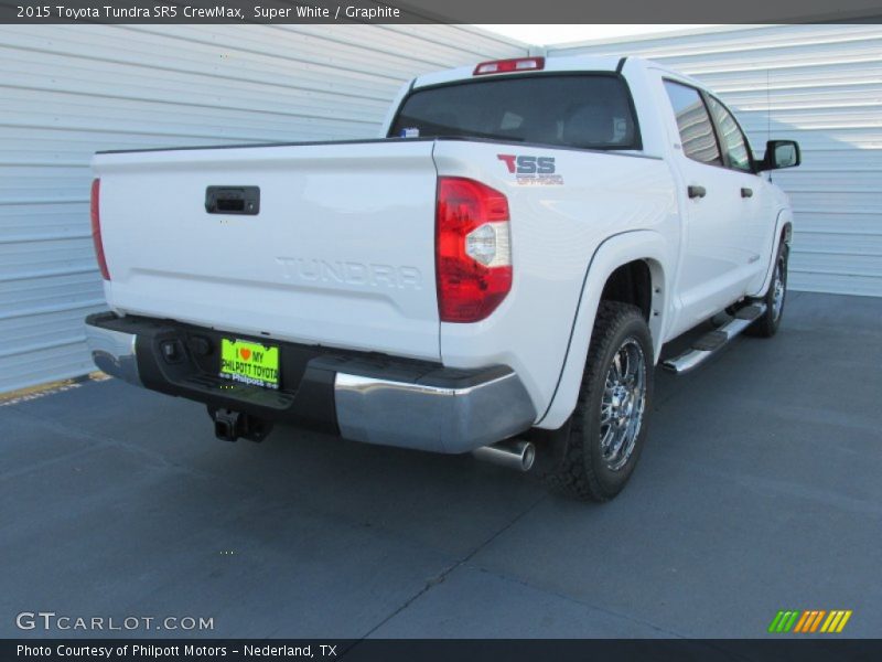 Super White / Graphite 2015 Toyota Tundra SR5 CrewMax