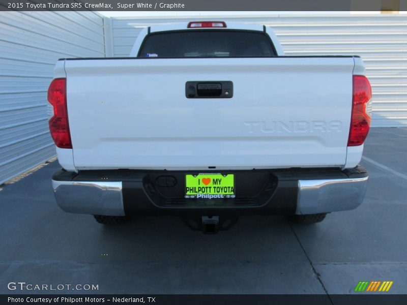 Super White / Graphite 2015 Toyota Tundra SR5 CrewMax