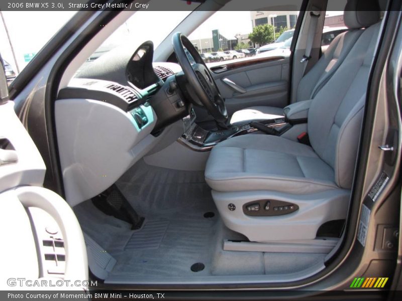Stratus Grey Metallic / Grey 2006 BMW X5 3.0i
