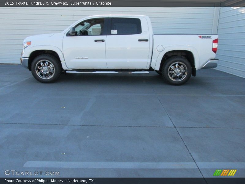 Super White / Graphite 2015 Toyota Tundra SR5 CrewMax