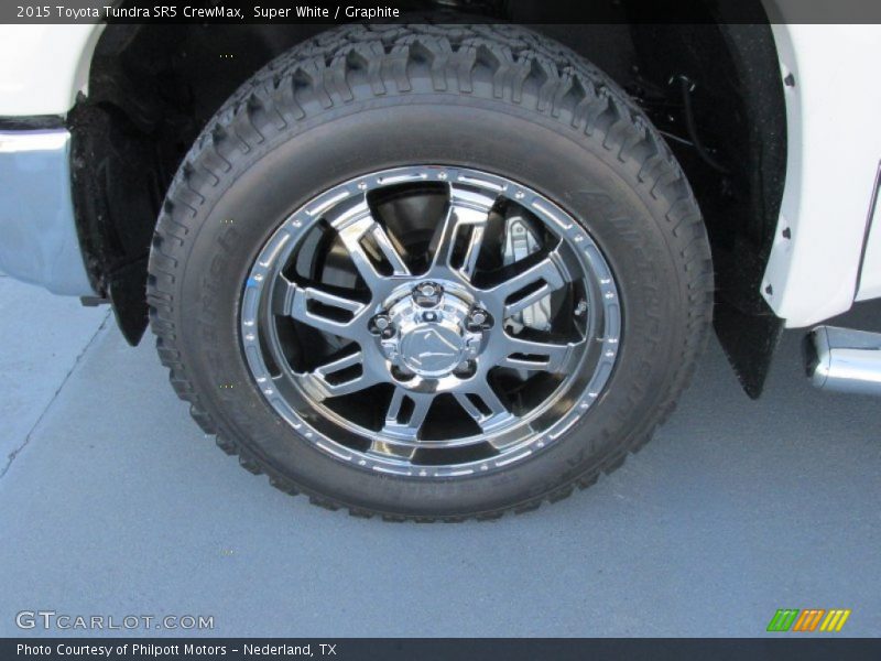 Super White / Graphite 2015 Toyota Tundra SR5 CrewMax