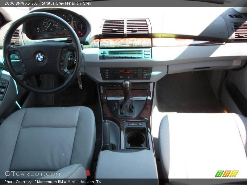 Stratus Grey Metallic / Grey 2006 BMW X5 3.0i
