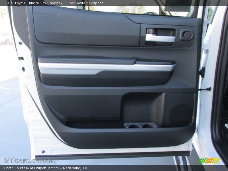 Super White / Graphite 2015 Toyota Tundra SR5 CrewMax