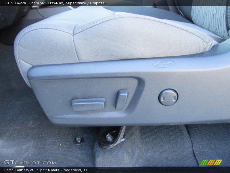Super White / Graphite 2015 Toyota Tundra SR5 CrewMax