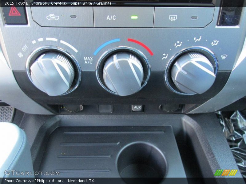 Super White / Graphite 2015 Toyota Tundra SR5 CrewMax