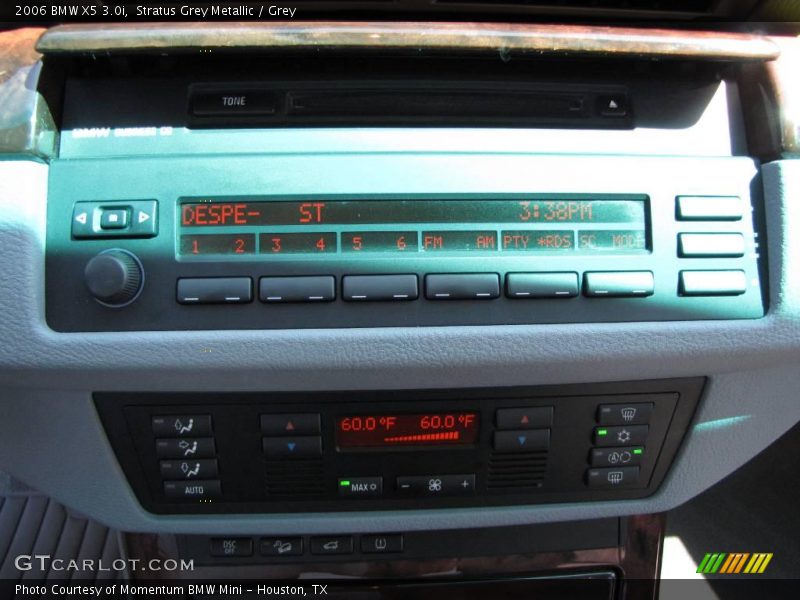 Stratus Grey Metallic / Grey 2006 BMW X5 3.0i
