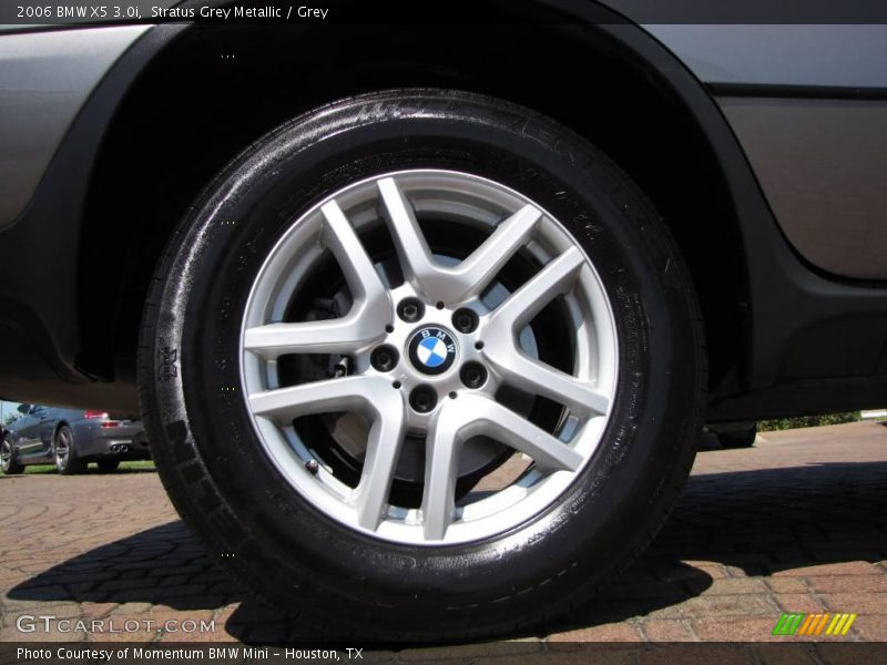 Stratus Grey Metallic / Grey 2006 BMW X5 3.0i