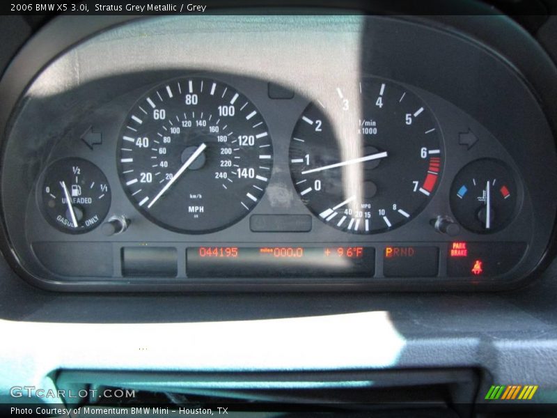 Stratus Grey Metallic / Grey 2006 BMW X5 3.0i