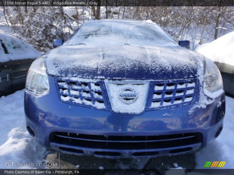 Indigo Blue Metallic / Gray 2008 Nissan Rogue S AWD