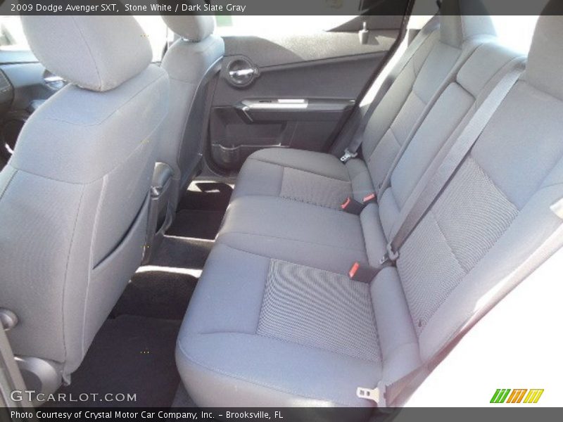 Stone White / Dark Slate Gray 2009 Dodge Avenger SXT