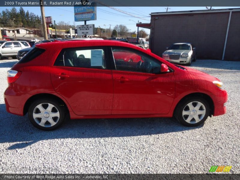 Radiant Red / Ash Gray 2009 Toyota Matrix 1.8