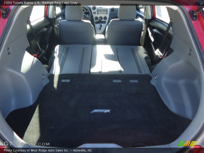 Radiant Red / Ash Gray 2009 Toyota Matrix 1.8