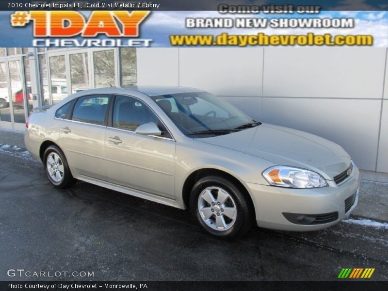 Gold Mist Metallic / Ebony 2010 Chevrolet Impala LT