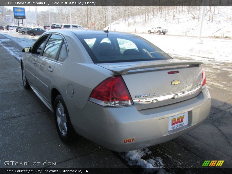 Gold Mist Metallic / Ebony 2010 Chevrolet Impala LT