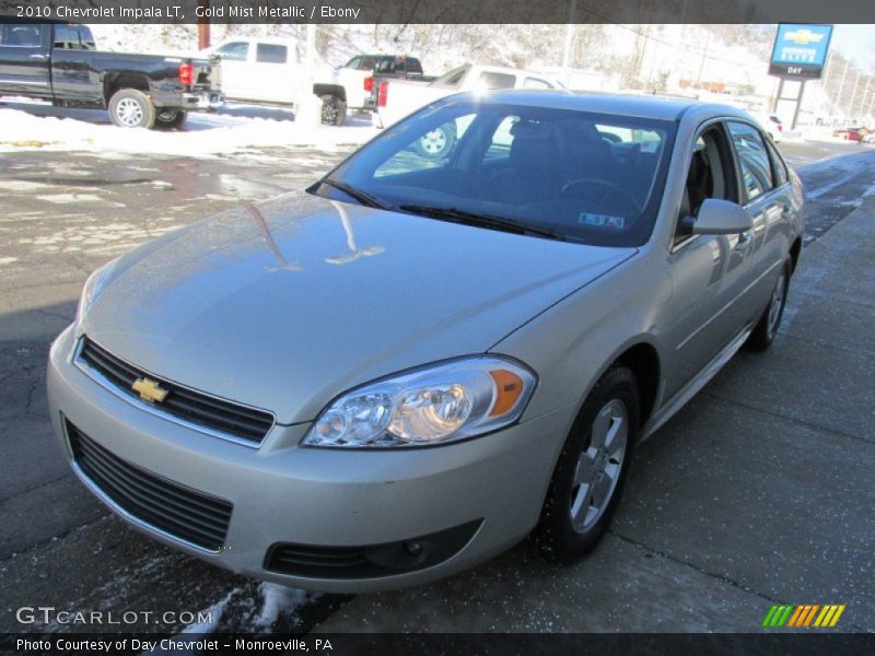 Gold Mist Metallic / Ebony 2010 Chevrolet Impala LT