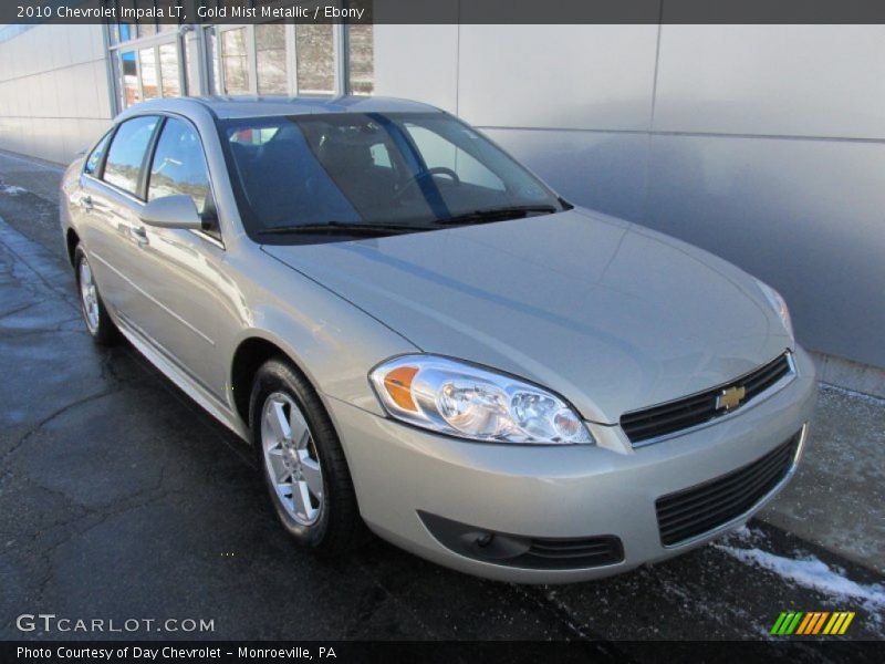 Gold Mist Metallic / Ebony 2010 Chevrolet Impala LT
