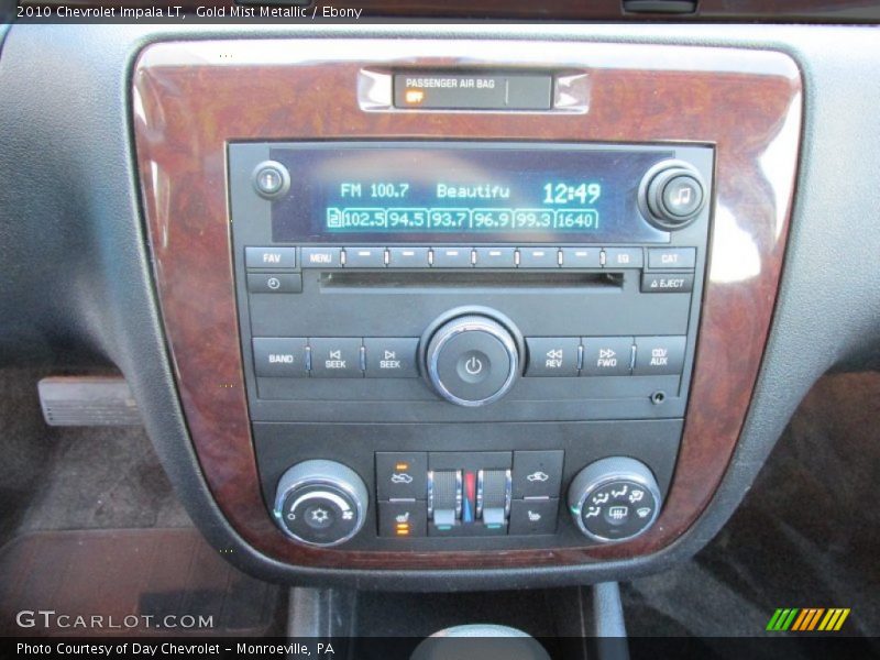 Gold Mist Metallic / Ebony 2010 Chevrolet Impala LT