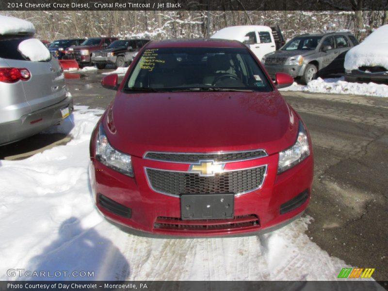 Crystal Red Tintcoat / Jet Black 2014 Chevrolet Cruze Diesel