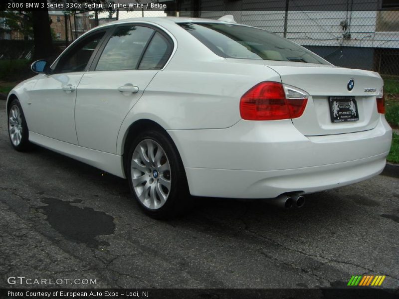Alpine White / Beige 2006 BMW 3 Series 330xi Sedan